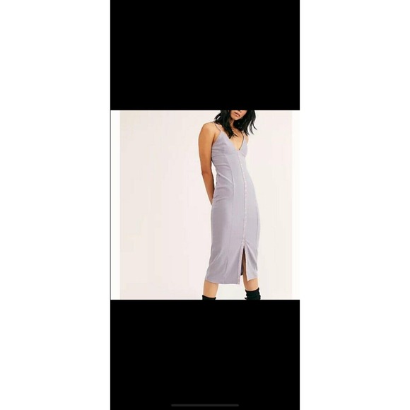Free People Dresses & Skirts - Free People (Intimately) Make It Snappy Women's Grey and Purple Dress XS